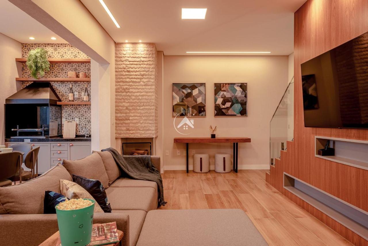 Moderna Cobertura Duplex Com 4 Suites Em Condominio Com Lazer Completo - Campos do Jordão Esterno foto